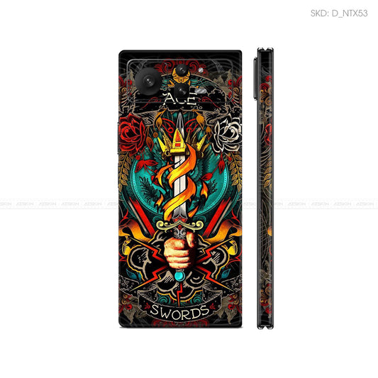 Dán Skin Điện Thoại Xiaomi Mix Fold Series Hình Nghệ Thuật Xăm | D_NTX53