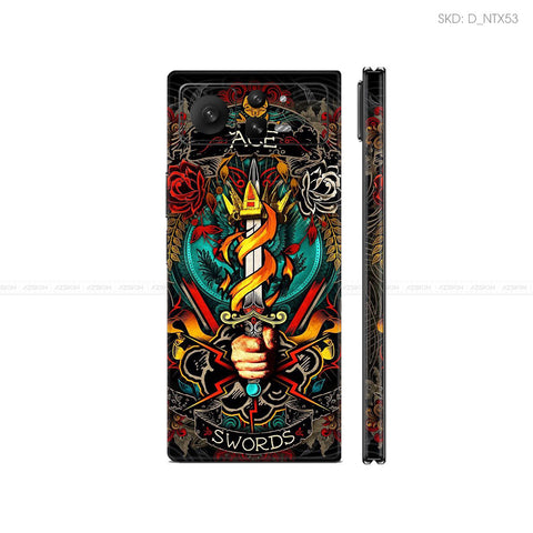 Dán Skin Điện Thoại Xiaomi Mix Fold Series Hình Nghệ Thuật Xăm | D_NTX53