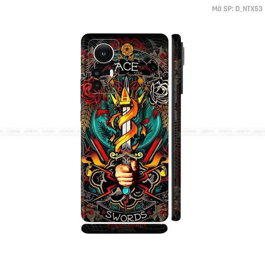 Dán Skin Xiaomi 12 Series Hình Tattoo | D_NTX53