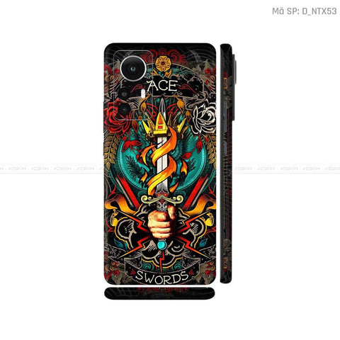 Dán Skin Xiaomi 12 Series Hình Tattoo | D_NTX53
