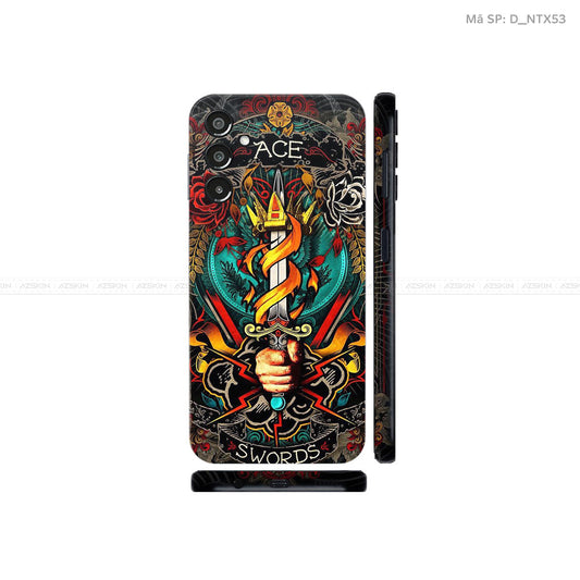 Dán Skin Samsung A Series Hình Hạc - Phượng  | D_NTX53