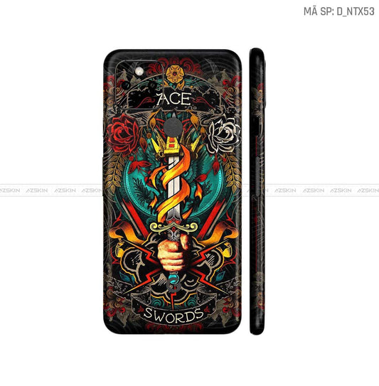 Dán Skin Google Pixel 5 Hình Nghệ Thuật Xăm | D_NTX53