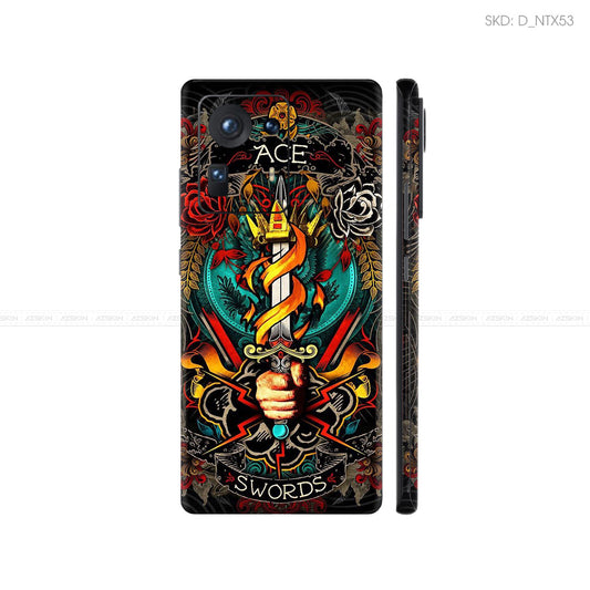 Dán Skin Điện Thoại Xiaomi Mi Mix Series Hình Nghệ Thuật Xăm | D_NTX53
