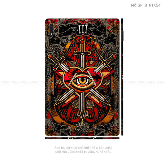 Dán Skin Galaxy Tab S9 Series Hình Tattoo | D_NTX54