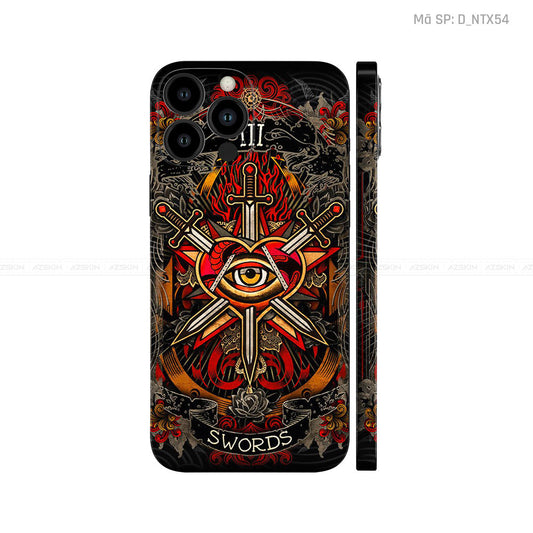 Dán Skin IPhone 14 Series Hình Nghệ Thuật Xăm | D_NTX54