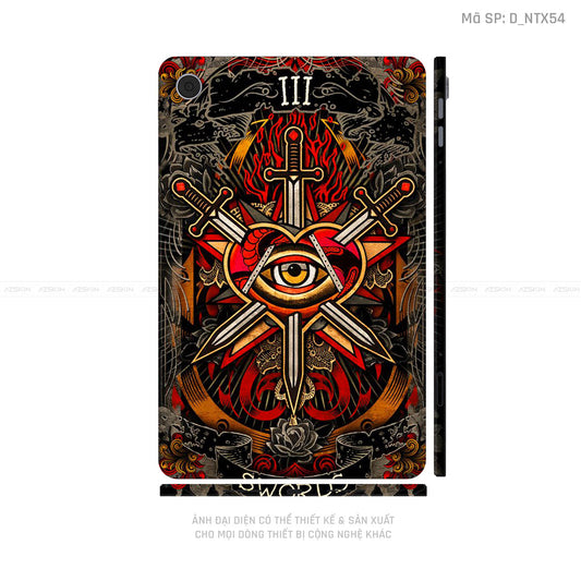 Dán Skin Máy Tính Bảng Oppo Pad Series Hình Tattoo | D_NTX54