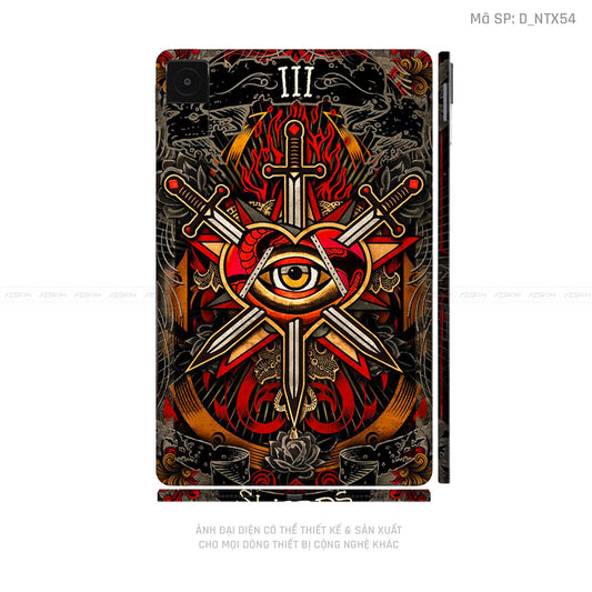 Dán Skin Máy Tính Bảng Xiaomi Mipad Hình Nghệ Thuật Xăm | D_NTX54