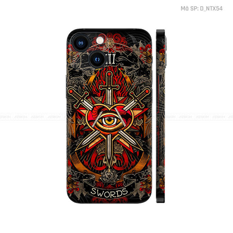 Dán Skin IPhone 14 Series Hình Nghệ Thuật Xăm | D_NTX54