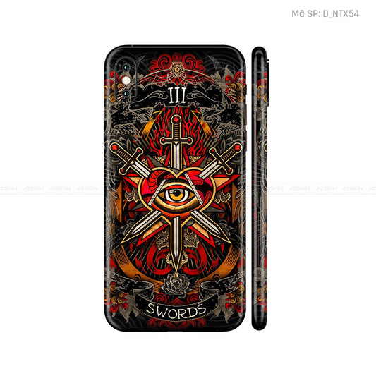 Dán Skin IPhone X Series Hình Nghệ Thuật Xăm | D_NTX54