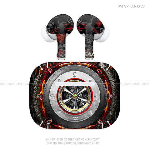 Dán Skin Tai Nghe Airpod 3 Hình Nghệ Thuật Xăm | D_NTX55