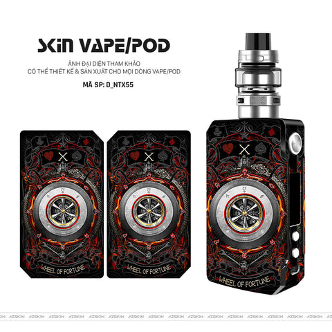 Dán Skin Vape Hình Nghệ Thuật Xăm | D_NTX55