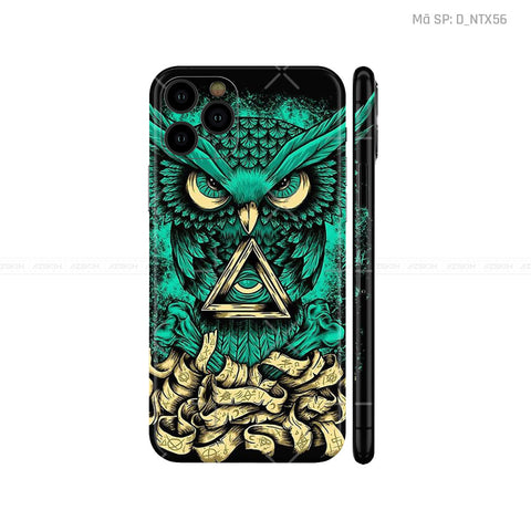 Dán Skin IPhone 11 Series Hình Nghệ Thuật Xăm | D_NTX56