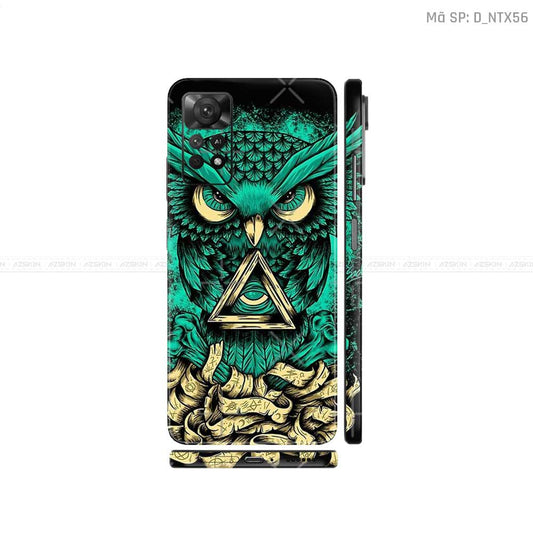 Dán Skin Xiaomi Redmi Note 11 Series Hình Tattoo | D_NTX56