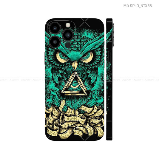 Dán Skin IPhone 14 Series Hình Nghệ Thuật Xăm | D_NTX56