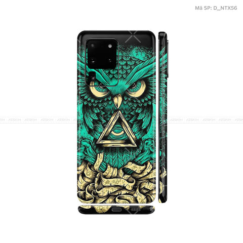 Dán Skin Galaxy S20 Series Hình Nghệ Thuật Xăm | D_NTX55