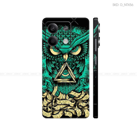 Dán Skin Điện Thoại Xiaomi Redmi 13 Series Hình Nghệ Thuật Xăm | D_NTX56