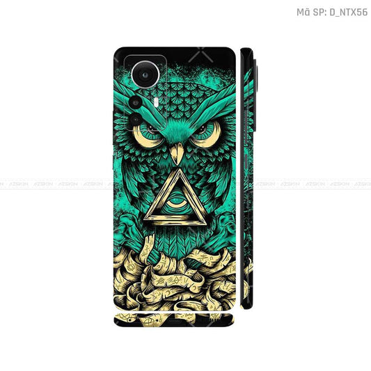 Dán Skin Xiaomi 12 Series Hình Tattoo | D_NTX56