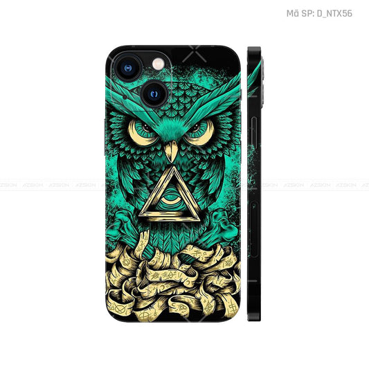 Dán Skin IPhone 14 Series Hình Nghệ Thuật Xăm | D_NTX56