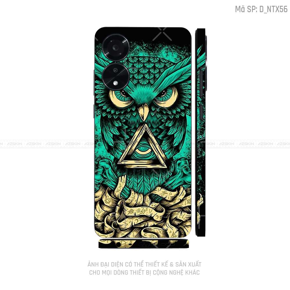 Miếng Dán Skin Điện Thoại OPPO A Series Hình Tattoo | D_NTX56