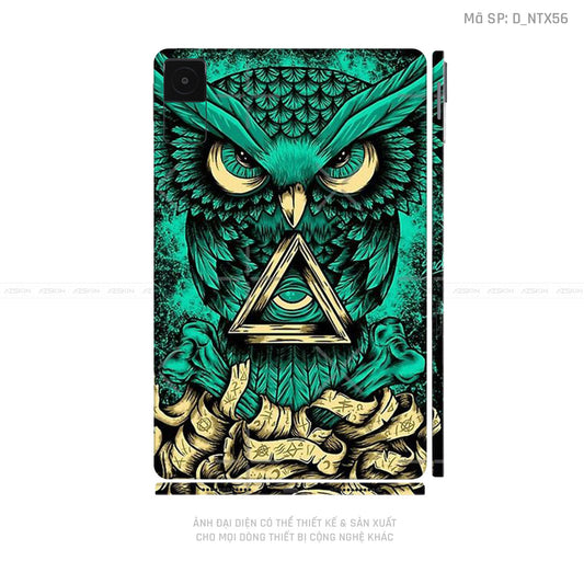 Dán Skin Máy Tính Bảng Xiaomi Mipad Hình Nghệ Thuật Xăm | D_NTX56