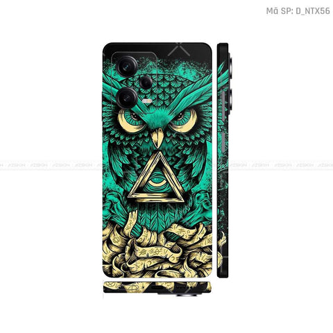 Dán Skin Xiaomi Redmi Note 12 Series Hình Tattoo | D_NTX56