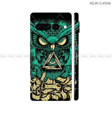 Dán Skin Google Pixel 7 Series Hình Nghệ Thuật Xăm | D_NTX56