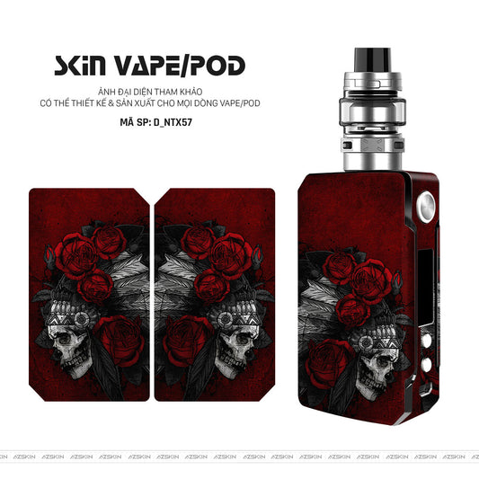 Dán Skin Vape Hình Nghệ Thuật Xăm | D_NTX57