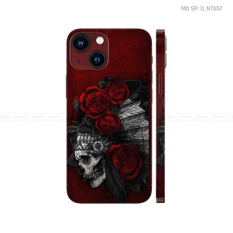 Dán Skin IPhone 13 Series Hình Đầu Lâu | D_NTX57