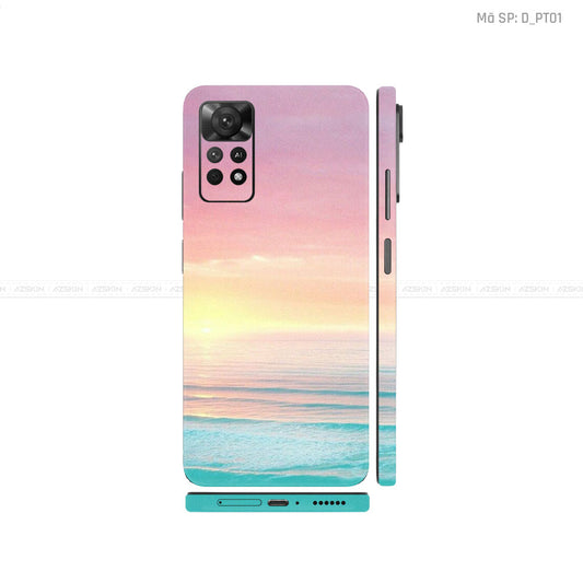 Dán Skin Xiaomi Redmi Note 11 Series Hình Pastel | D_PT01