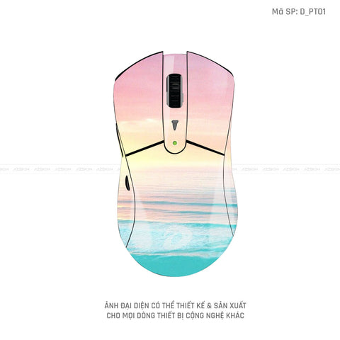 Skin Dán Chuột Dareu Hình Pastel | D_PT01