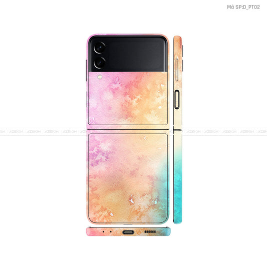 Dán Skin Galaxy Zflip3 Hình Pastel | D_PT02