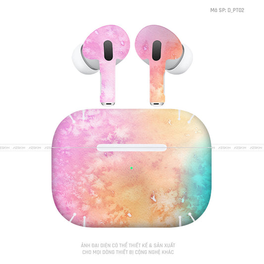 Dán Skin Tai Nghe Airpod 3 Hình Pastel | D_PT02