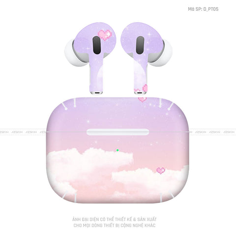 Dán Skin Tai Nghe Airpod 3 Hình Pastel | D_PT05