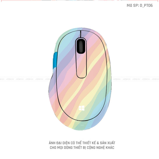 Skin Dán Chuột Microsoft Hình Pastel | D_PT06