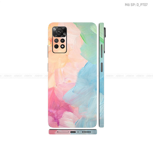 Dán Skin Xiaomi Redmi Note 11 Series Hình Pastel | D_PT07