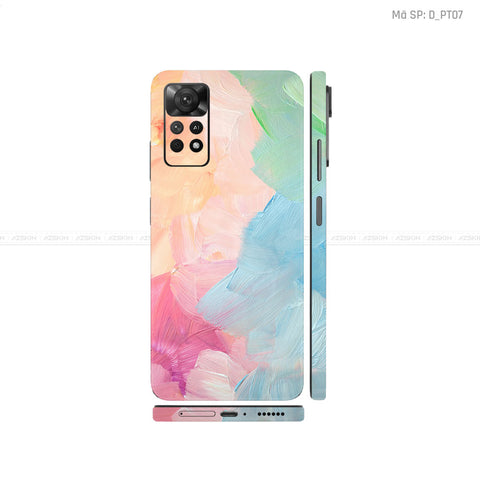 Dán Skin Xiaomi Redmi Note 11 Series Hình Pastel | D_PT07