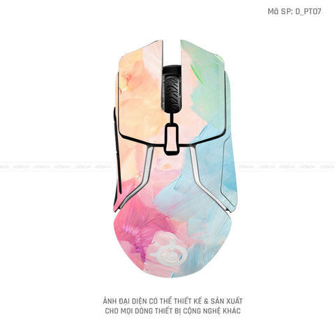 Skin Dán Chuột Steelseries Hình Pastel | D_PT07