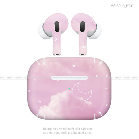 Dán Skin Tai Nghe Airpod 3 Hình Pastel | D_PT10
