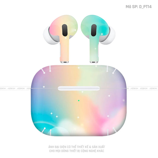 Dán Skin Tai Nghe Airpod 3 Hình Pastel | D_PT14