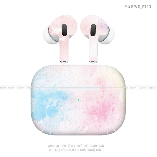 Dán Skin Tai Nghe Airpod 3 Hình Pastel | D_PT20