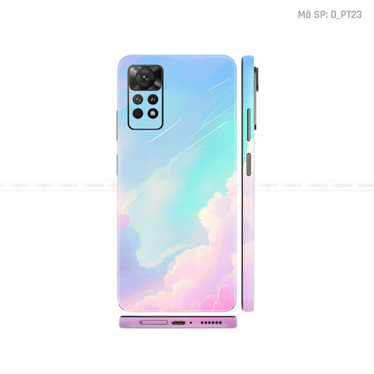 Dán Skin Xiaomi Redmi Note 11 Series Hình Pastel | D_PT23