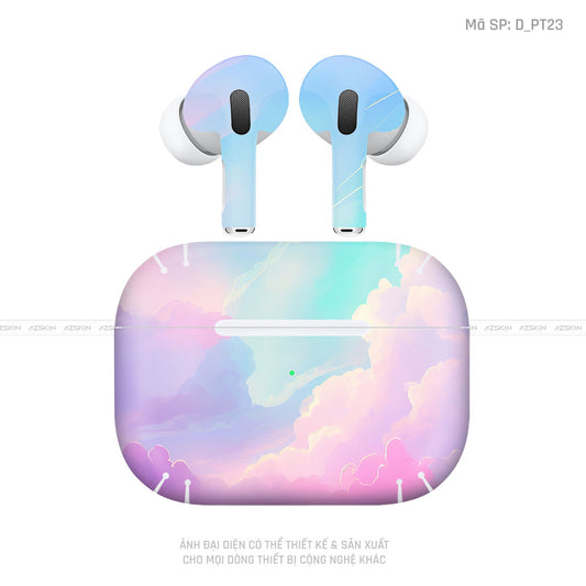 Dán Skin Tai Nghe Airpod 3 Hình Pastel | D_PT23