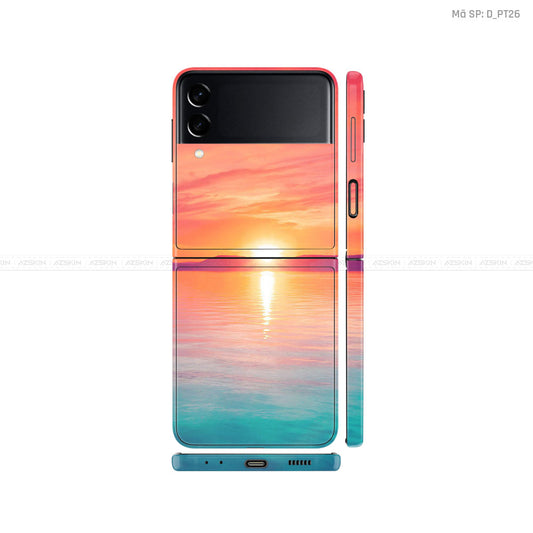 Dán Skin Galaxy Zflip3 Hình Pastel | D_PT26