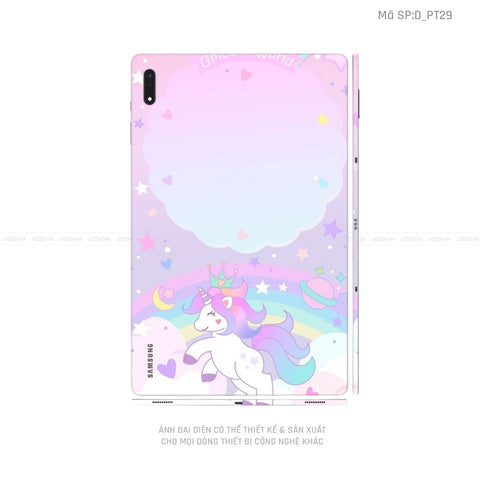 Dán Skin Galaxy Tab S7 Series Hình Pastel | D_PT29