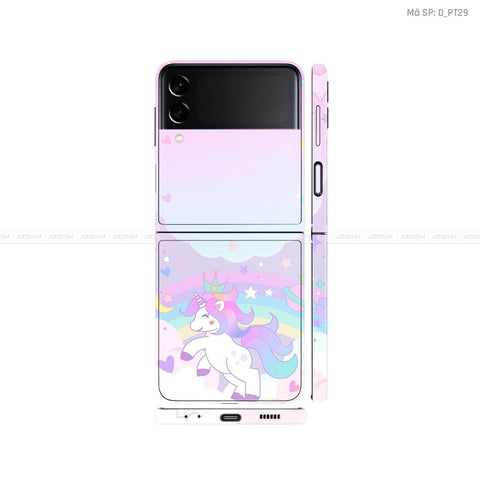 Dán Skin Galaxy Zflip3 Hình Pastel | D_PT29