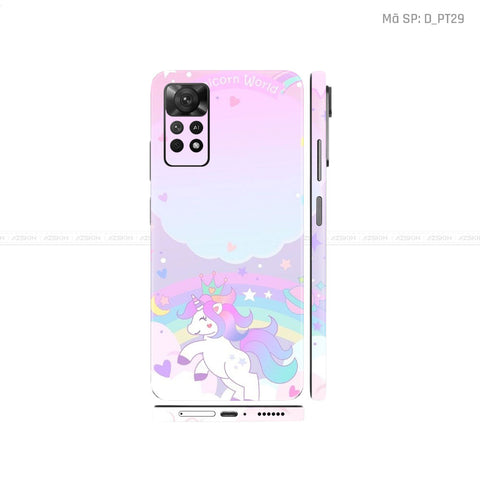 Dán Skin Xiaomi Redmi Note 11 Series Hình Pastel | D_PT29