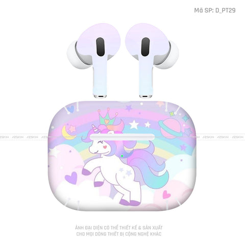 Dán Skin Airpod Pro/ Pro 2 Hình Pastel | D_PT29