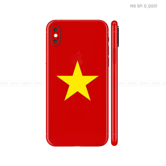 Dán Skin IPhone X Series Hình Quốc Gia | D_QG01