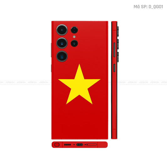 Dán Skin Galaxy S23 Series Hình Cờ Việt Nam | D_QG01