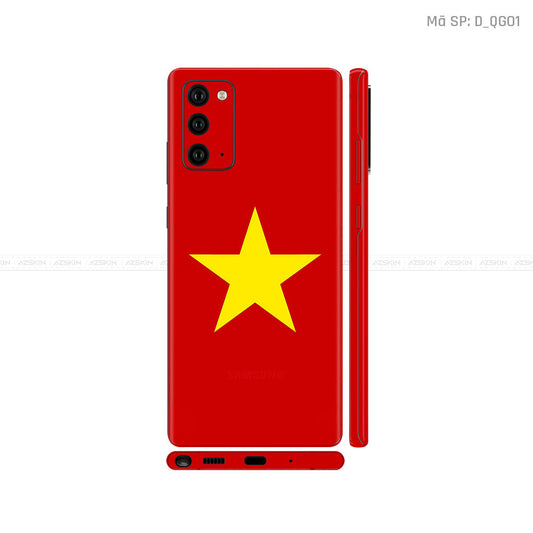 Dán Skin Galaxy Note 20 Series Hình Quốc Gia | D_QG01